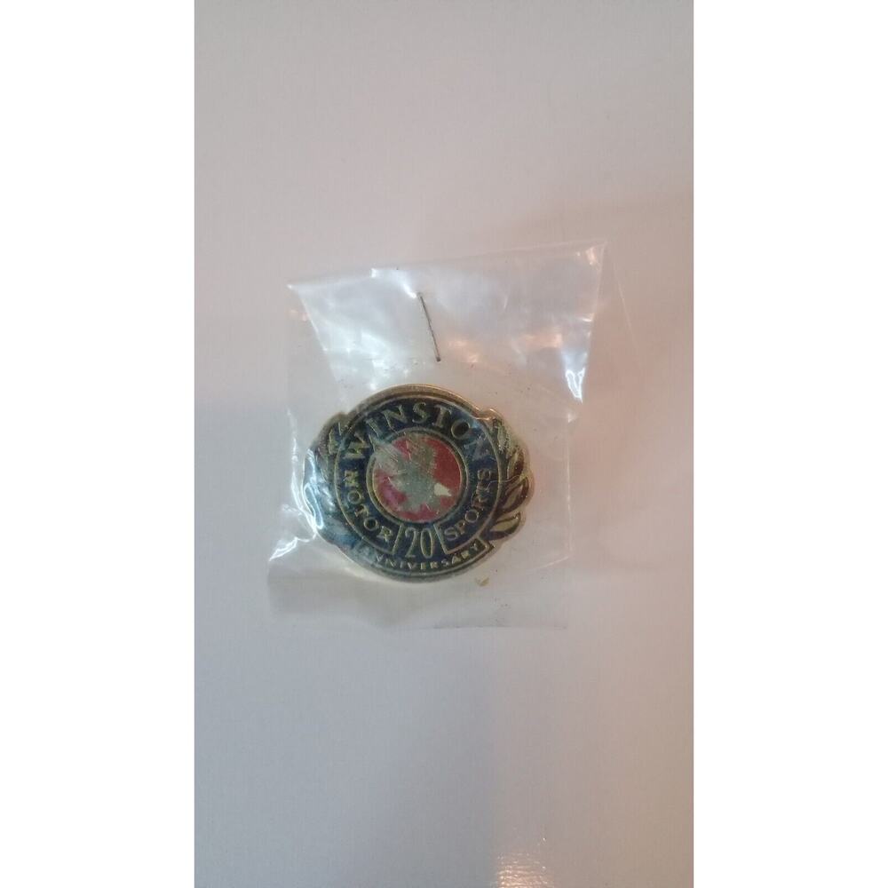 Winston Motor Sports 20th Anniversary Nascar Collectible 3/4 inch Pin